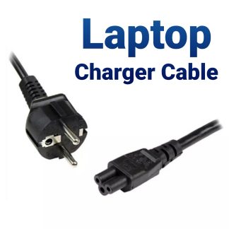 Plug 3-Prong Laptop Power Cord Cable Lead 3 Pin Charger AC Adapter - Black