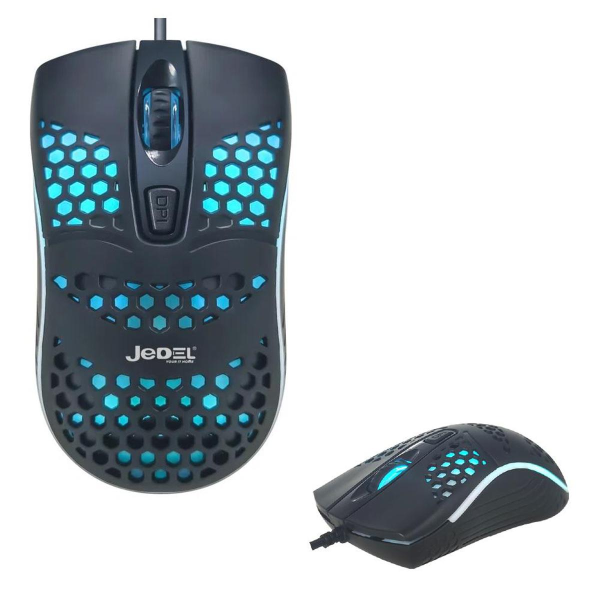 JEDEL CP77 Wired RGB Light Mouse - Image 2